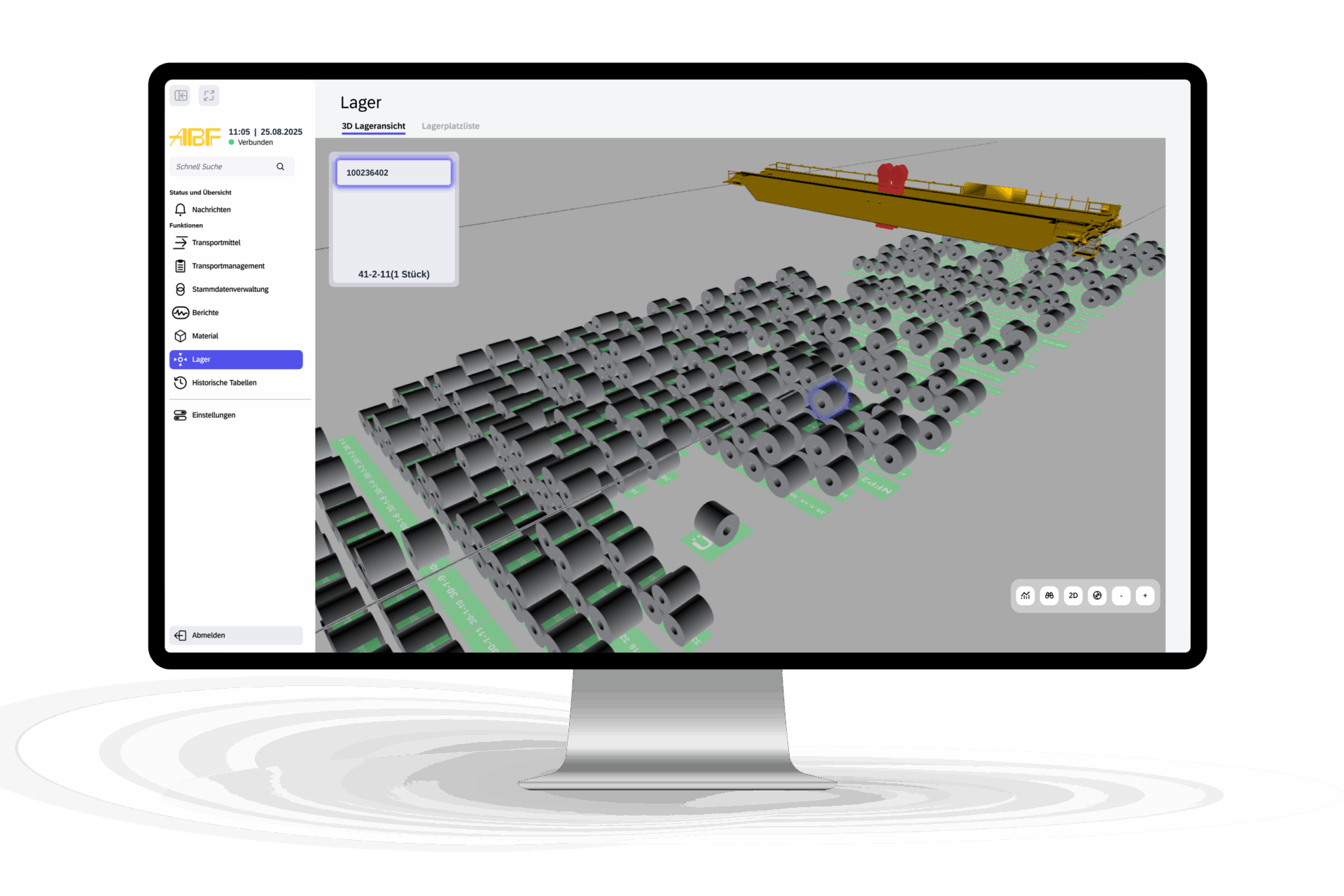 Warehouse Management System Software Lager 3D