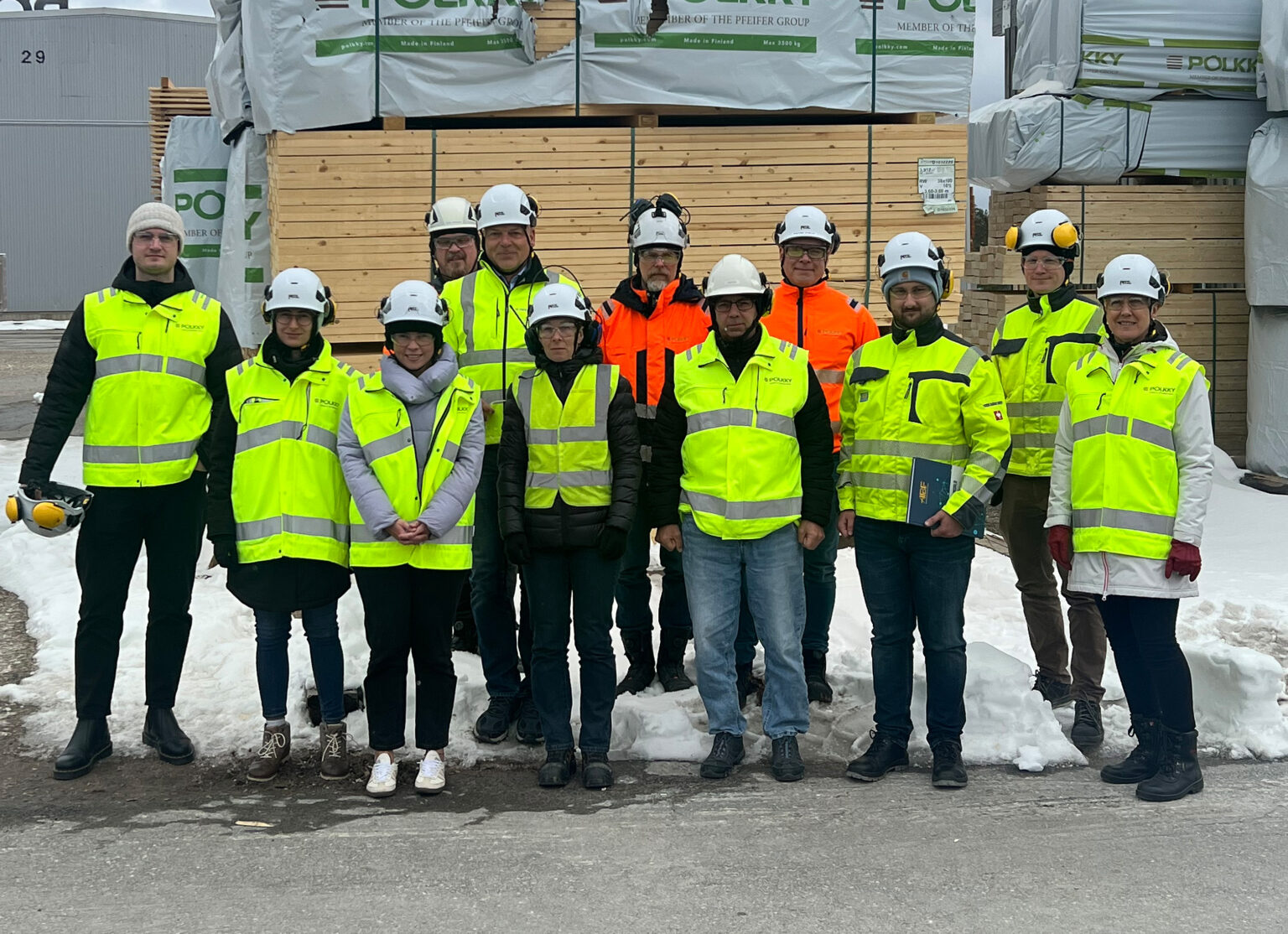 Team von Pfeifer Finnland